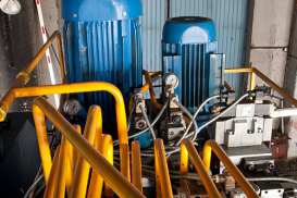 Hydraulic system of tee hydraulic press