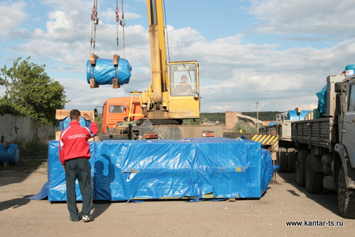 разгрузка гидравлического пресса 1000 тонн