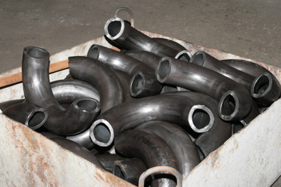 Steel elbows according needed size